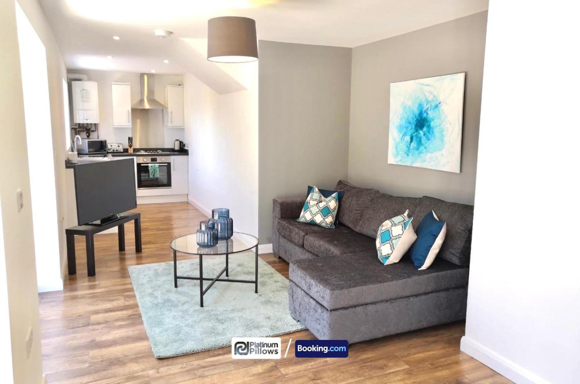 Modern Oxford 1Br Apt, Contractor & Family Accommodation, Near Oxford Hospitals And Science Park Екстер'єр фото